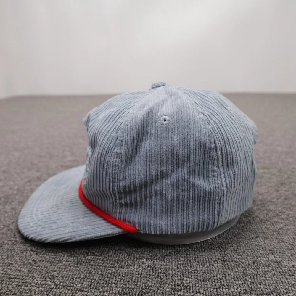 YOU KNOW. Hat Cap Snap Back Mens One Size Blue Corduroy Climbing Ascent Studio